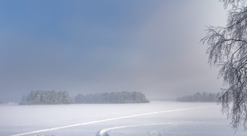 Winter-in-Finnland